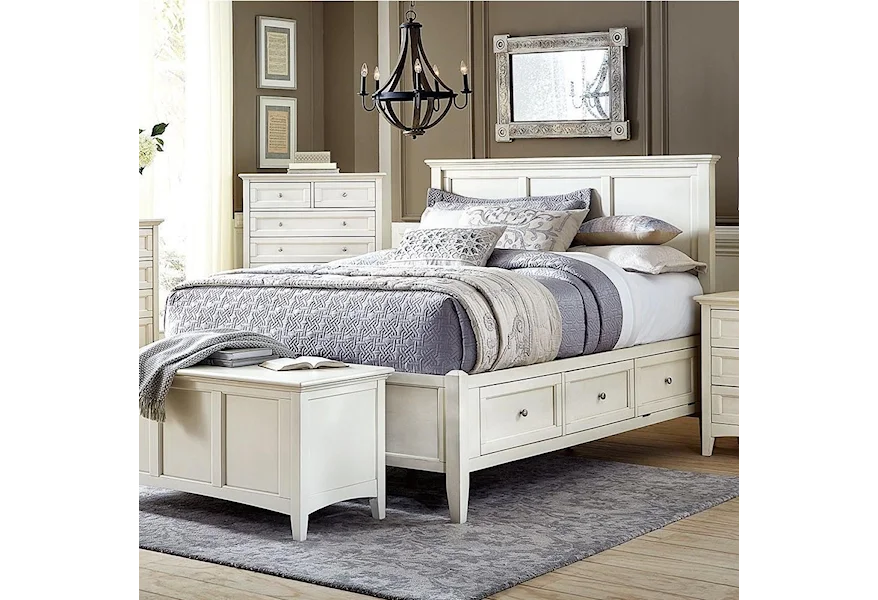 Northlake King Storage Bed by AAmerica at Esprit Decor Home Furnishings